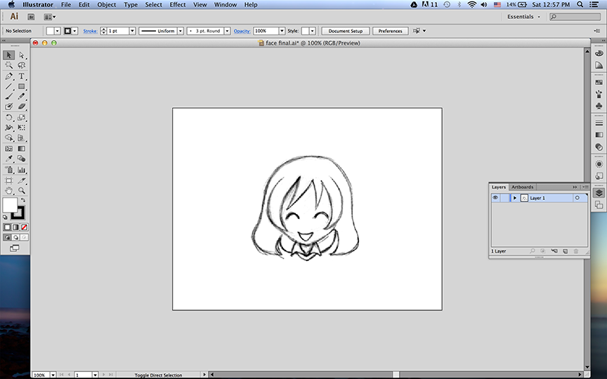 Inserindo uma imagem no Illustrator