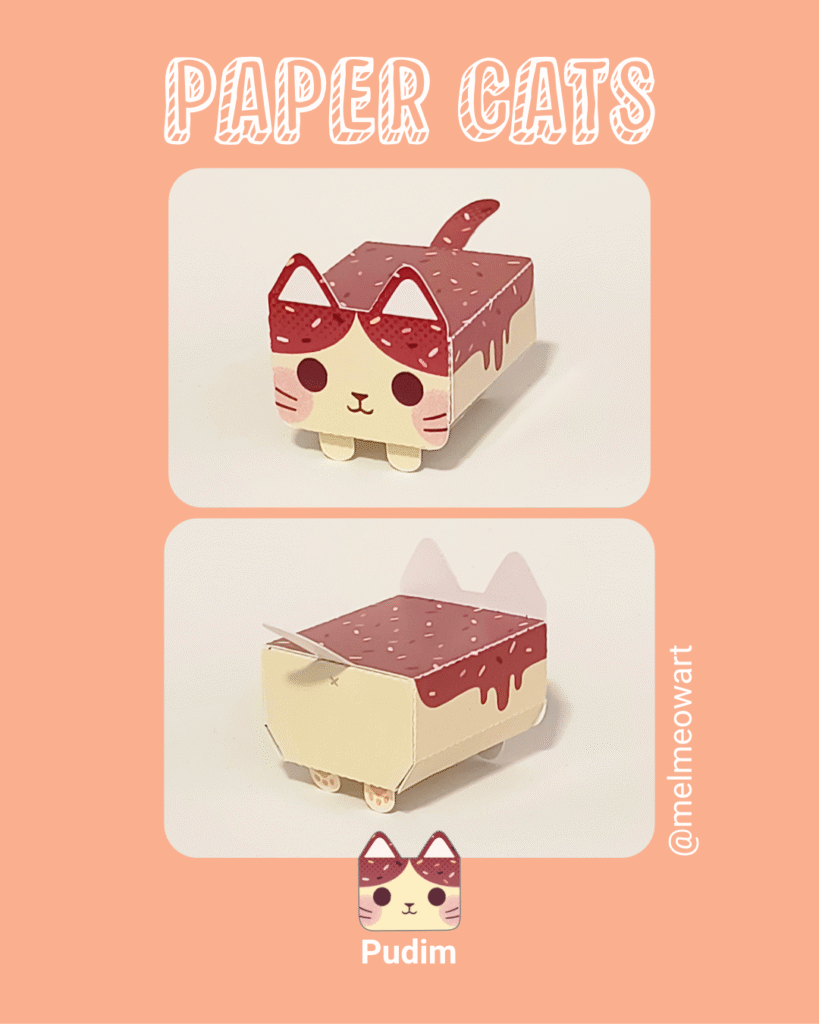 Paper cat - Pudim